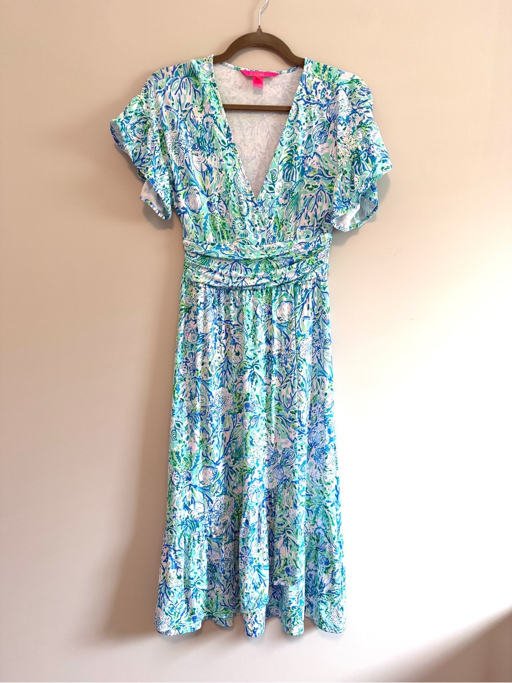 Lilly Pulitzer Juliet Ruffle Midi Dress